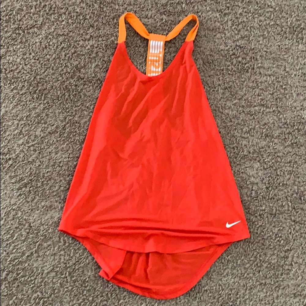 Nike open back tank